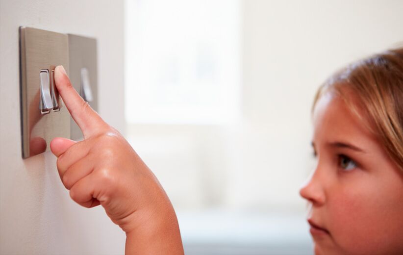 Šviesos išjungimas, kai jis nenaudojamas