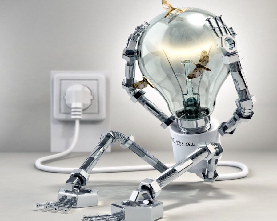 roboto lemputė ir energijos taupymas